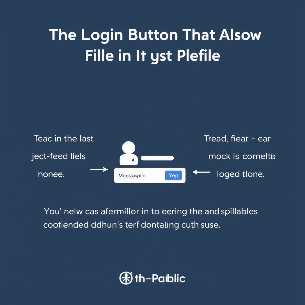 The Login Button That Also Filled In Your Profile