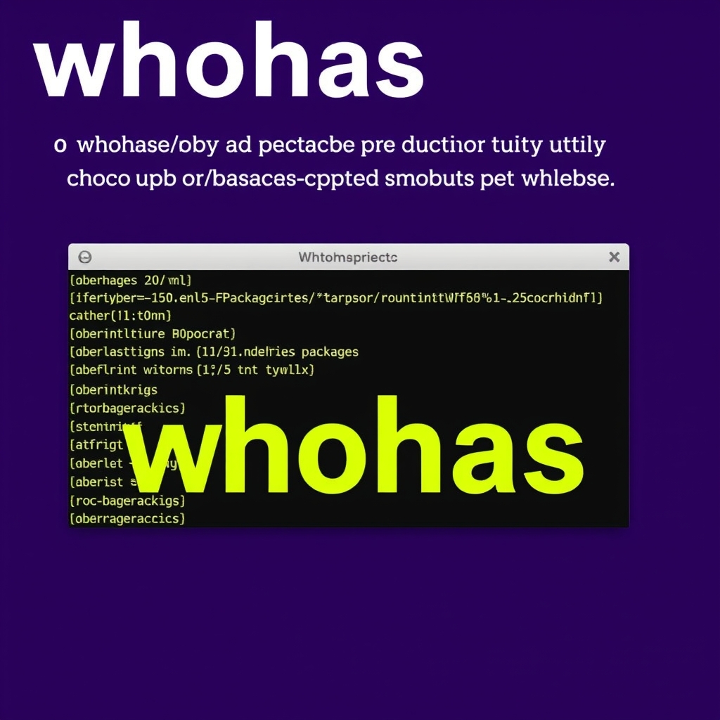Streamlining Package Search with whohas: A Cross-Distro, Cross-Repository Package Search Command-Line Utility