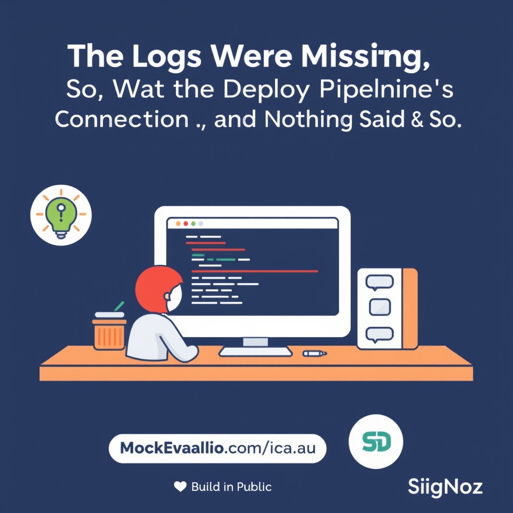 The Logs Were Missing. So Was the Deploy Pipeline's Connection to the Server — and Nothing Said So.