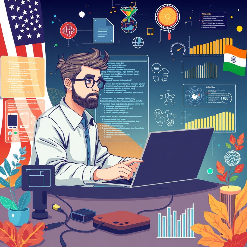 Upskilling for an AI-Driven Future: Navigating US and India Tech Industries