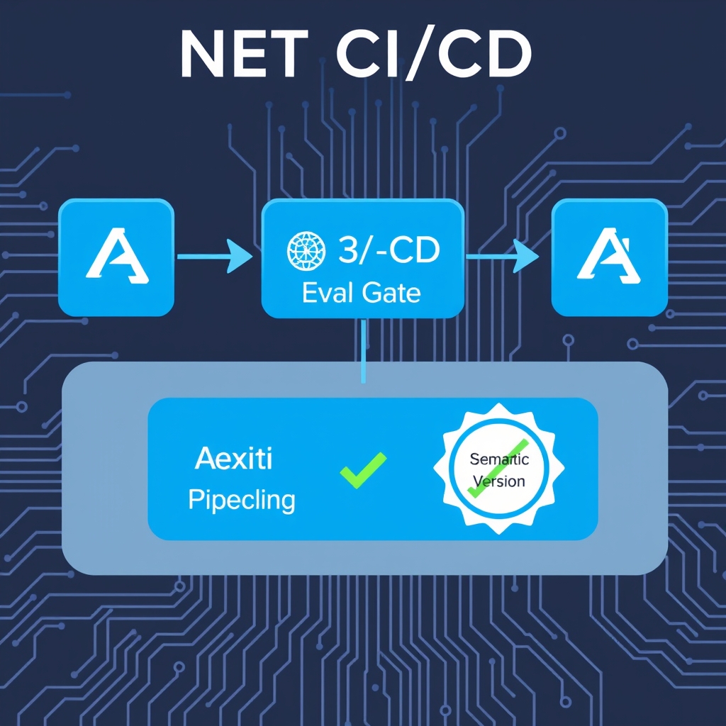 Using evals as release gates for LLM changes in .NET CI/CD pipelines