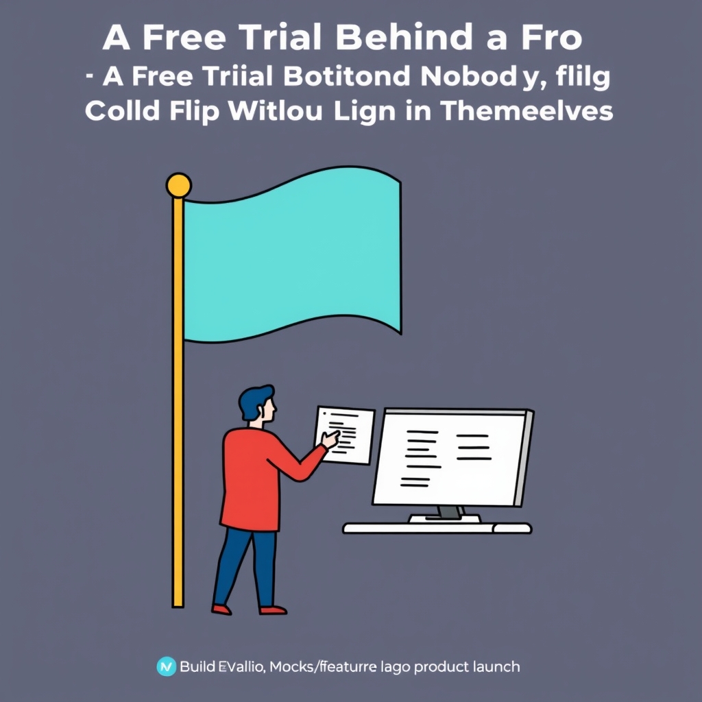 A Free Trial Behind a Flag Nobody Could Flip Without Logging In Themselves