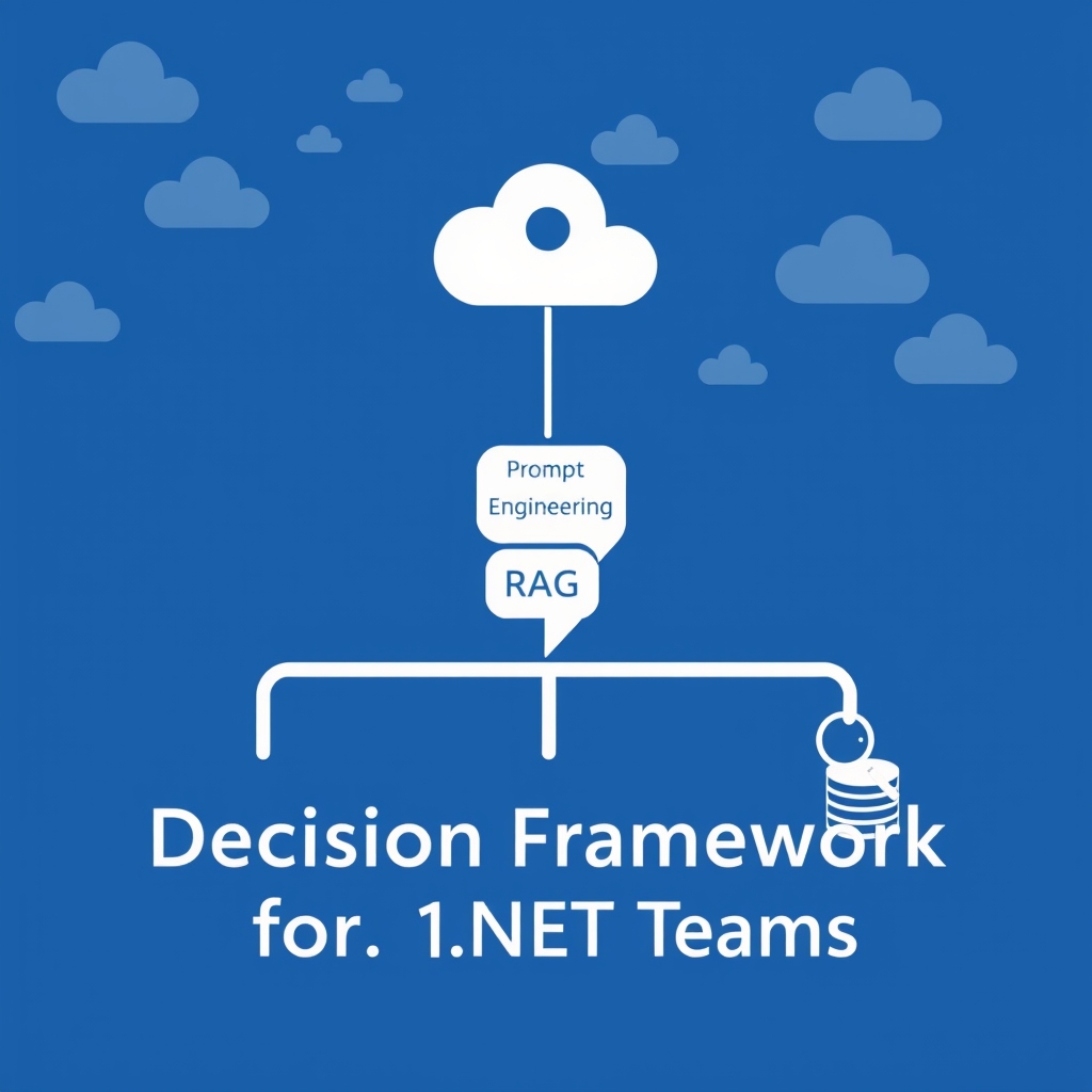 Fine‑Tune vs Prompt vs RAG Decision Framework for .NET Teams – Choose the Right LLM Strategy