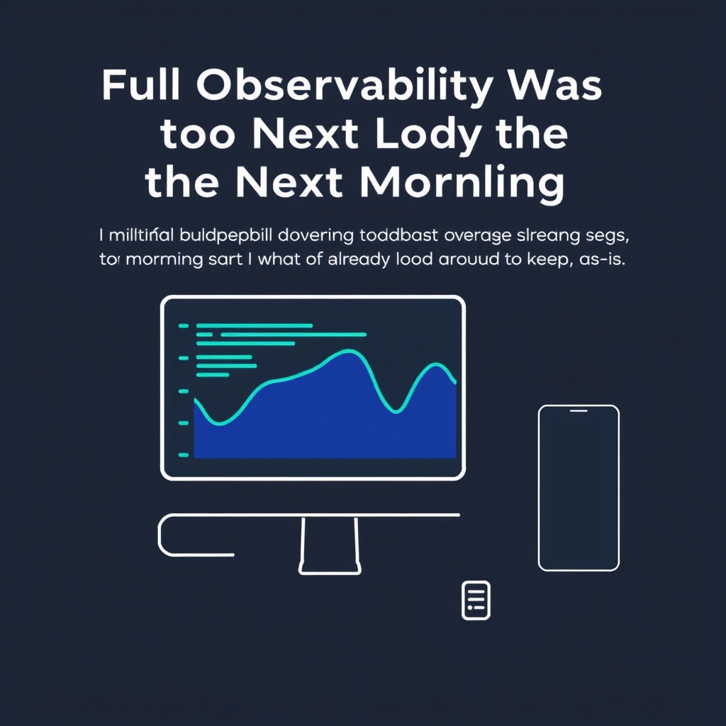 Full Observability Was Too Loud By the Next Morning: Taming Alert Noise in a New OpenTelemetry Setup